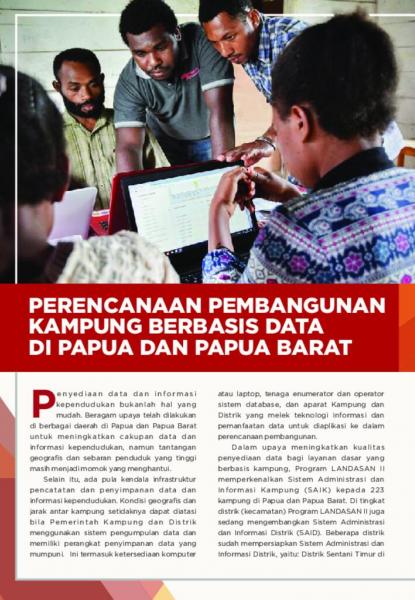 Perencanaan Pembangunan Kampung Berbasis Data Di Papua Dan Papua Barat ...